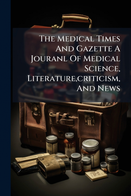 The Medical Times And Gazette A Jouranl Of Medical Science, Literature,criticism, And News