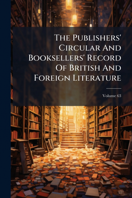 The Publishers’ Circular And Booksellers’ Record Of British And Foreign Literature; Volume 63