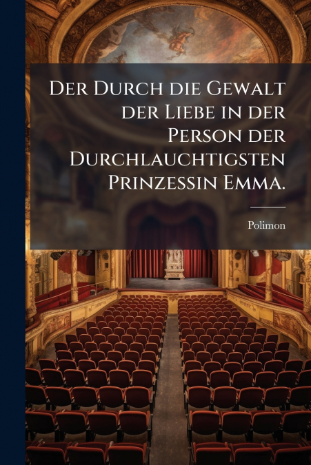 Der Durch die Gewalt der Liebe in der Person der Durchlauchtigsten Prinzessin Emma.