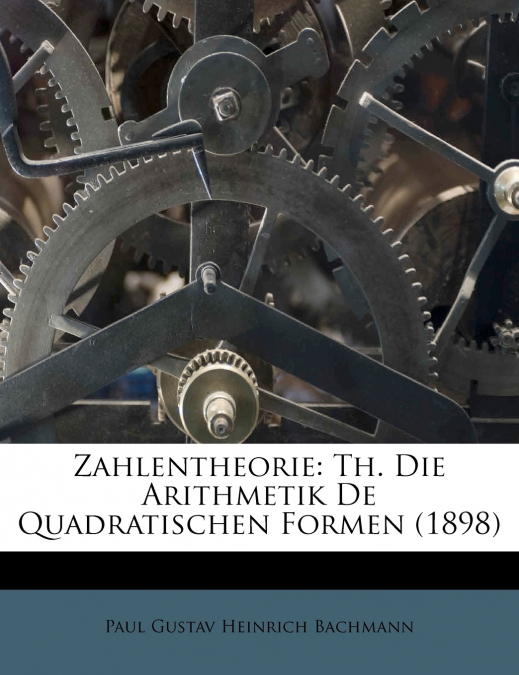 Zahlentheorie