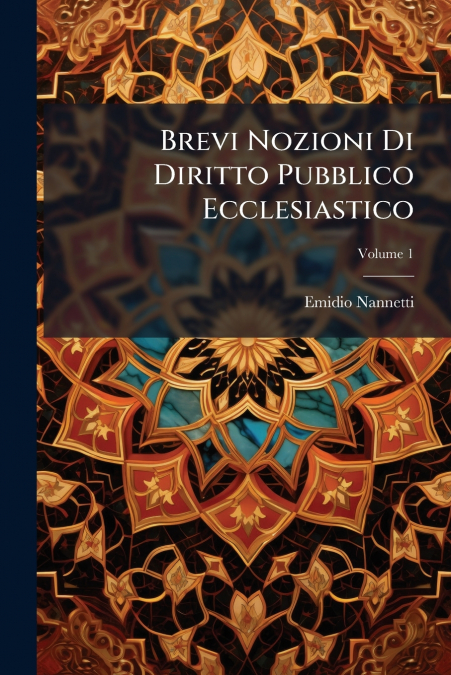 Brevi Nozioni Di Diritto Pubblico Ecclesiastico