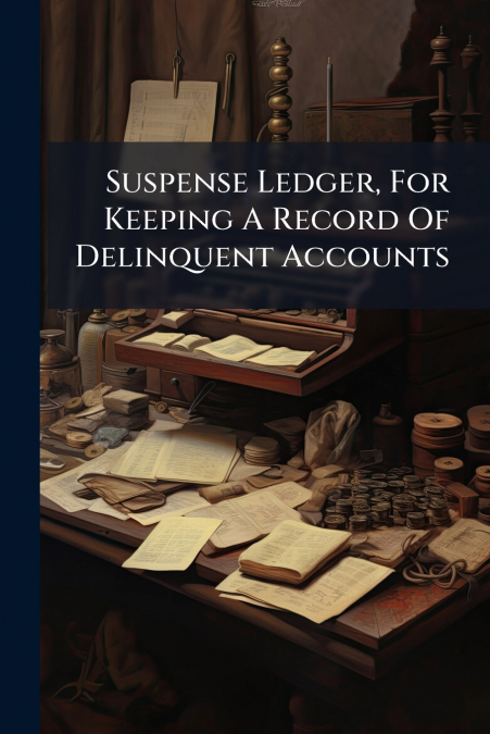 Suspense Ledger, For Keeping A Record Of Delinquent Accounts