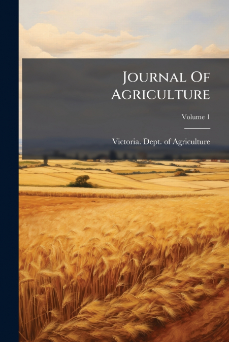 Journal Of Agriculture; Volume 1