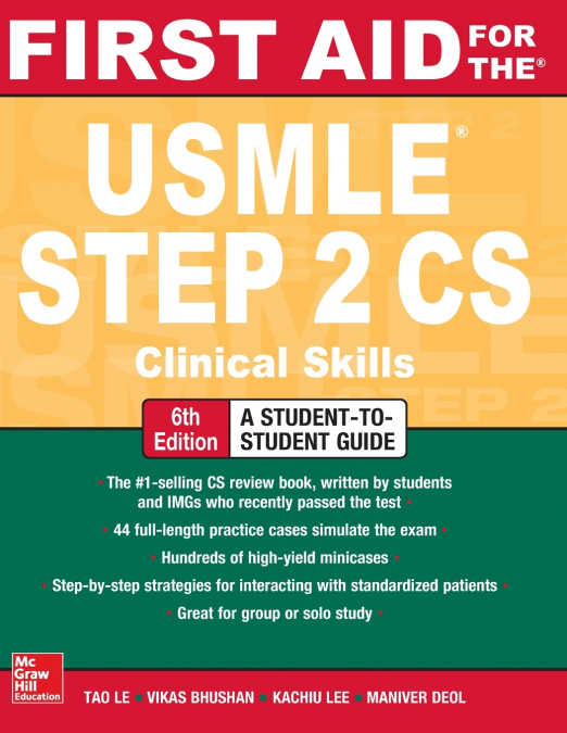 FIRST AID FOR THE USMLE STEP 2 CS