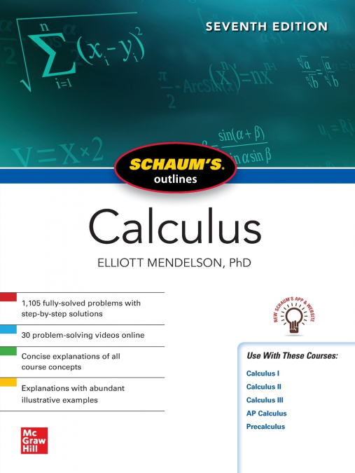 Schaum’s Outline of Calculus, Seventh Edition