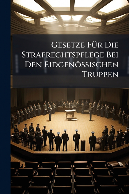 Gesetze Für Die Strafrechtspflege Bei Den Eidgenössischen Truppen
