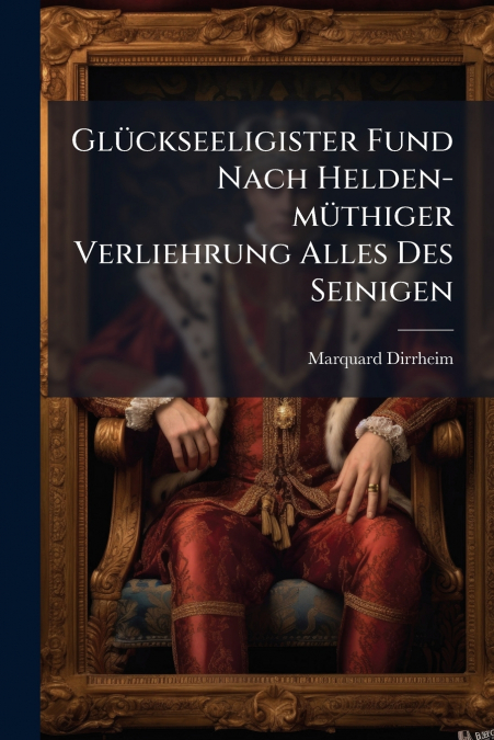 Glückseeligister Fund Nach Helden-müthiger Verliehrung Alles Des Seinigen