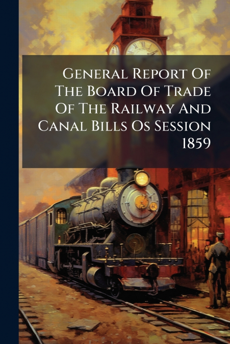 General Report Of The Board Of Trade Of The Railway And Canal Bills Os Session 1859