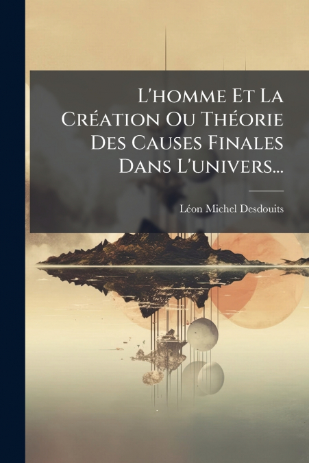 L’homme Et La Création Ou Théorie Des Causes Finales Dans L’univers...