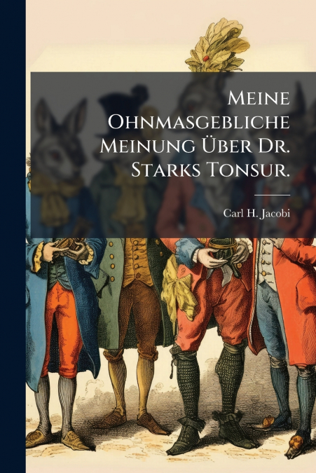 Meine Ohnmasgebliche Meinung Über Dr. Starks Tonsur.