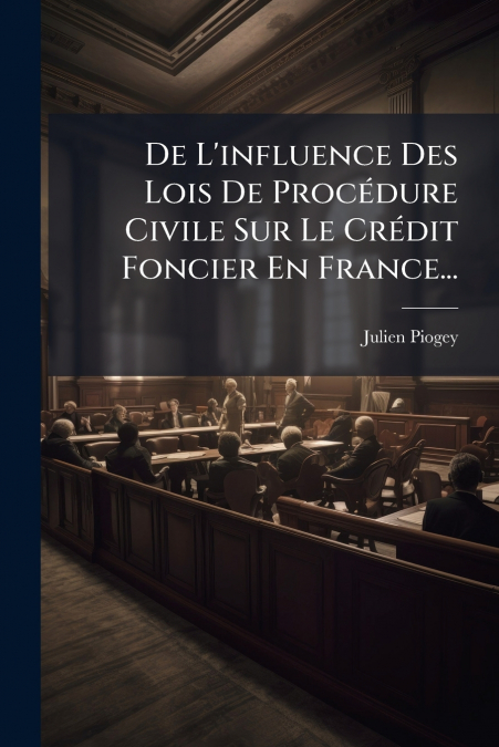 De L’influence Des Lois De Procédure Civile Sur Le Crédit Foncier En France...