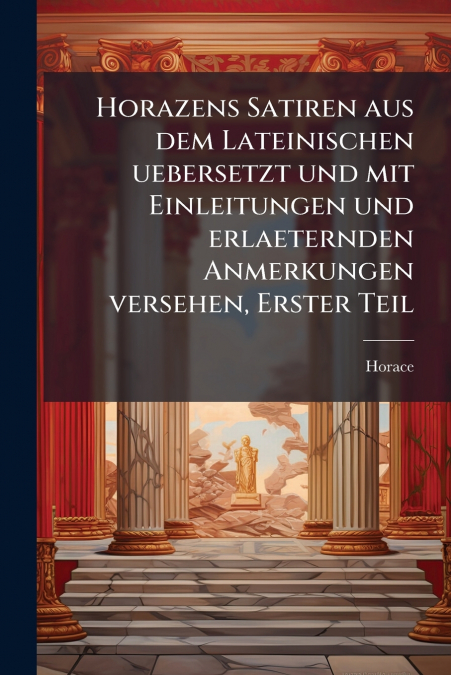 Horazens Satiren aus dem Lateinischen uebersetzt und mit Einleitungen und erlaeternden Anmerkungen versehen, Erster Teil
