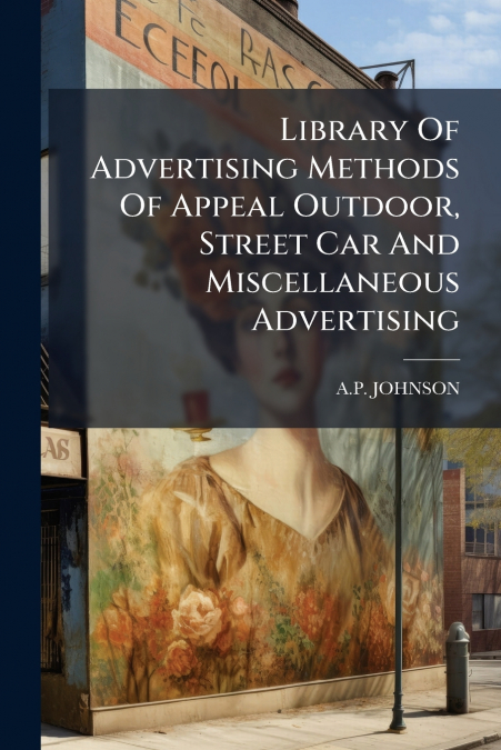 Library Of Advertising Methods Of Appeal Outdoor, Street Car And Miscellaneous Advertising