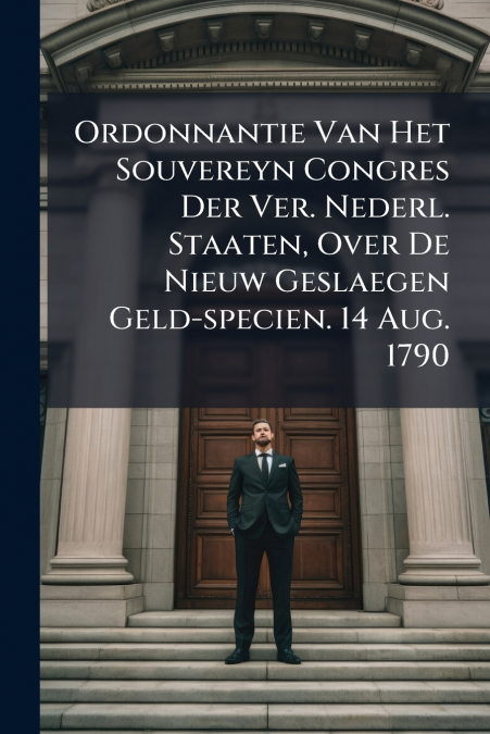 Ordonnantie Van Het Souvereyn Congres Der Ver. Nederl. Staaten, Over De Nieuw Geslaegen Geld-specien. 14 Aug. 1790