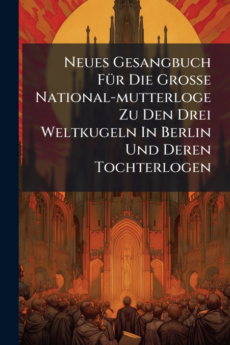 Neues Gesangbuch Für Die Große National-mutterloge Zu Den Drei Weltkugeln In Berlin Und Deren Tochterlogen