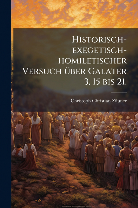 Historisch-exegetisch-homiletischer Versuch über Galater 3, 15 bis 21.