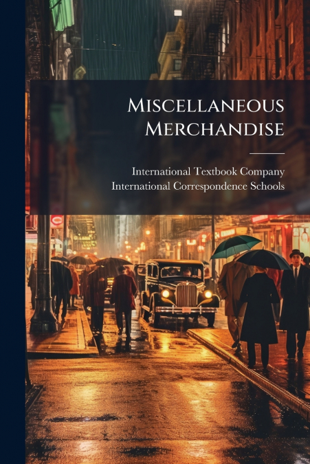Miscellaneous Merchandise