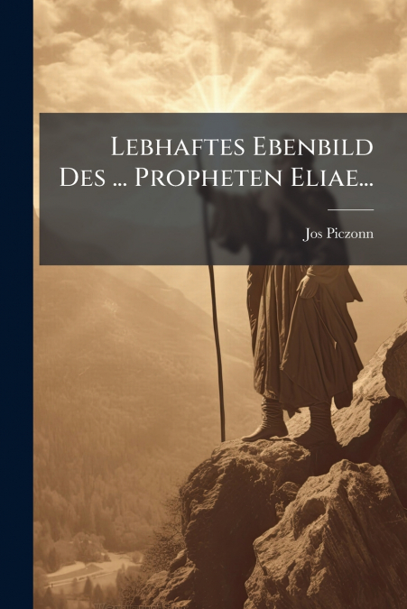 Lebhaftes Ebenbild Des ... Propheten Eliae...