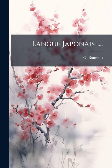 Langue Japonaise...