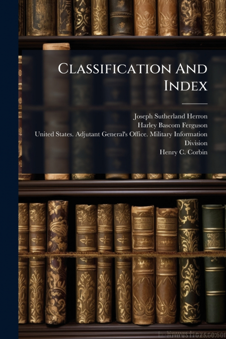 Classification And Index