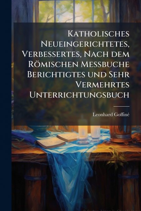 Katholisches Neueingerichtetes, Verbessertes, Nach dem Römischen Meßbuche Berichtigtes und Sehr Vermehrtes Unterrichtungsbuch