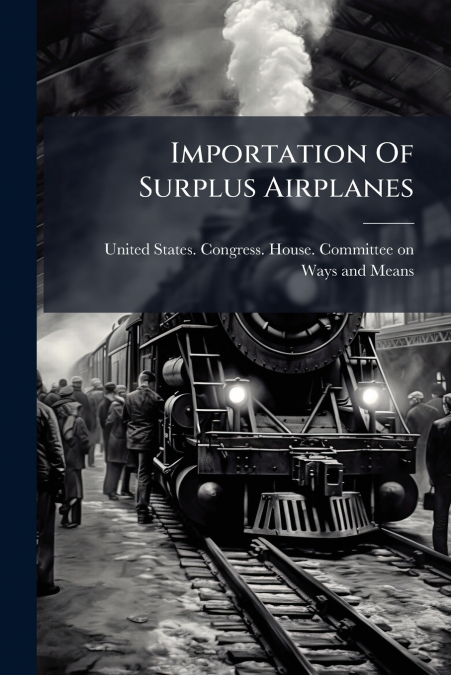 Importation Of Surplus Airplanes