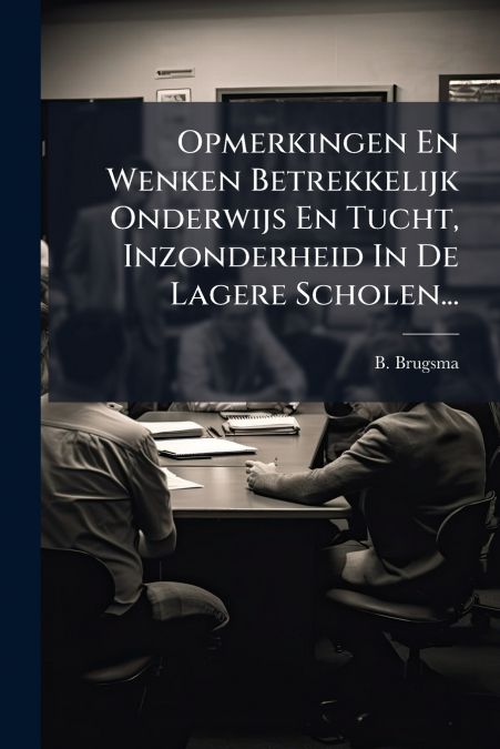 Opmerkingen En Wenken Betrekkelijk Onderwijs En Tucht, Inzonderheid In De Lagere Scholen...