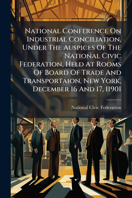 National Conference On Industrial Conciliation, Under The Auspices Of The National Civic Federation, Held At Rooms Of Board Of Trade And Transportaion, New York, December 16 And 17, 11901