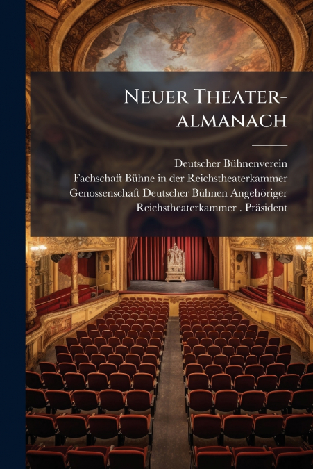 Neuer Theater-almanach