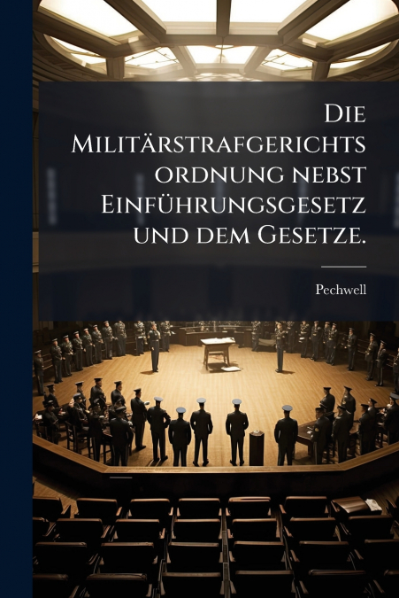 Die Militärstrafgerichtsordnung nebst Einführungsgesetz und dem Gesetze.