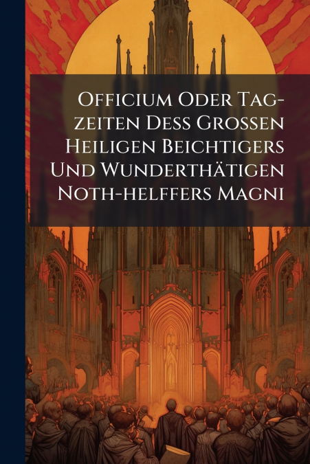 Officium Oder Tag-zeiten Deß Grossen Heiligen Beichtigers Und Wunderthätigen Noth-helffers Magni