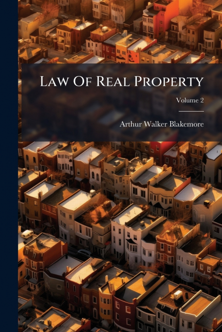 Law Of Real Property