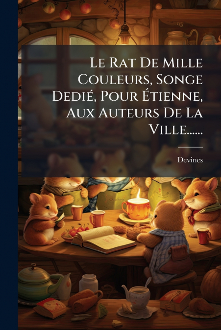 Le Rat De Mille Couleurs, Songe Dedié, Pour Étienne, Aux Auteurs De La Ville......