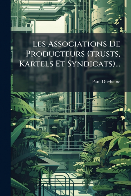 Les Associations De Producteurs (trusts, Kartels Et Syndicats)...