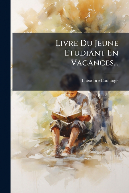 Livre Du Jeune Etudiant En Vacances...