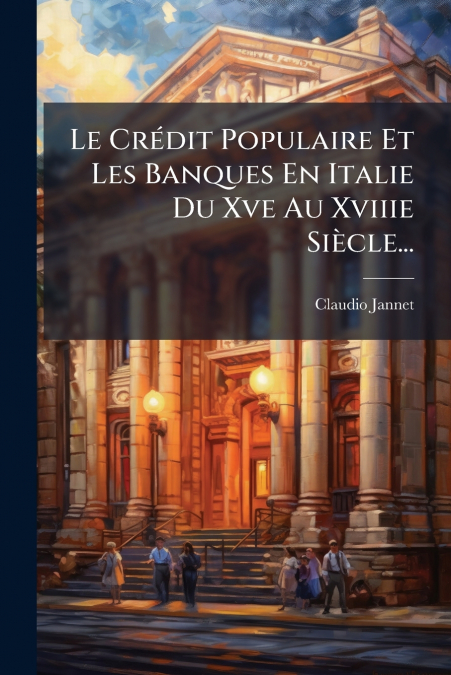 Le Crédit Populaire Et Les Banques En Italie Du Xve Au Xviiie Siècle...