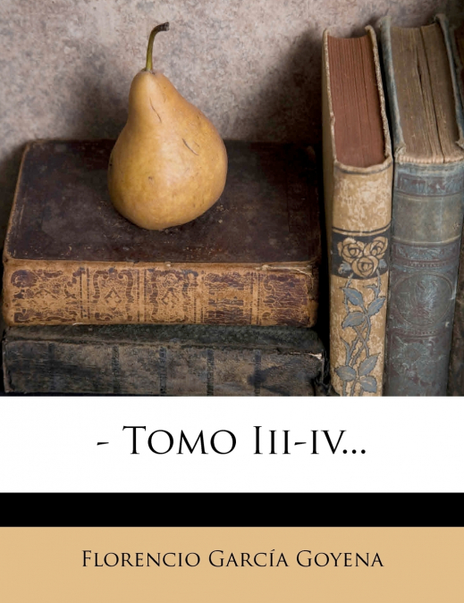 - Tomo Iii-iv...
