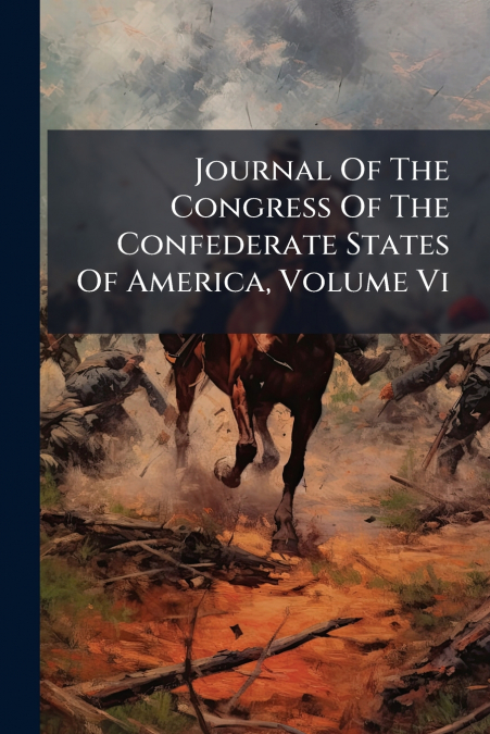 Journal Of The Congress Of The Confederate States Of America, Volume Vi
