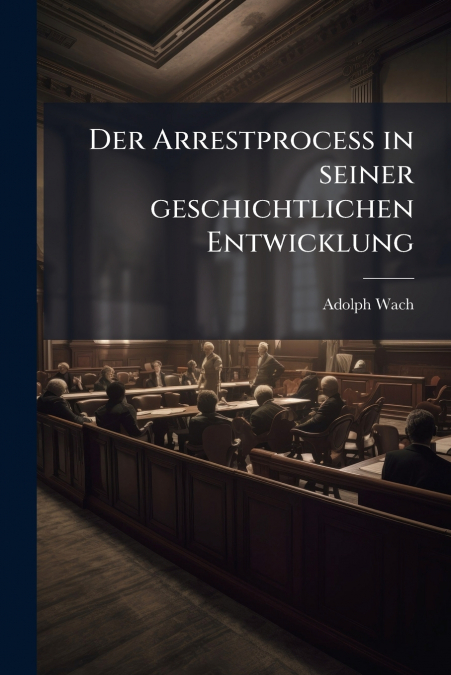 Der Arrestprocess in seiner geschichtlichen Entwicklung