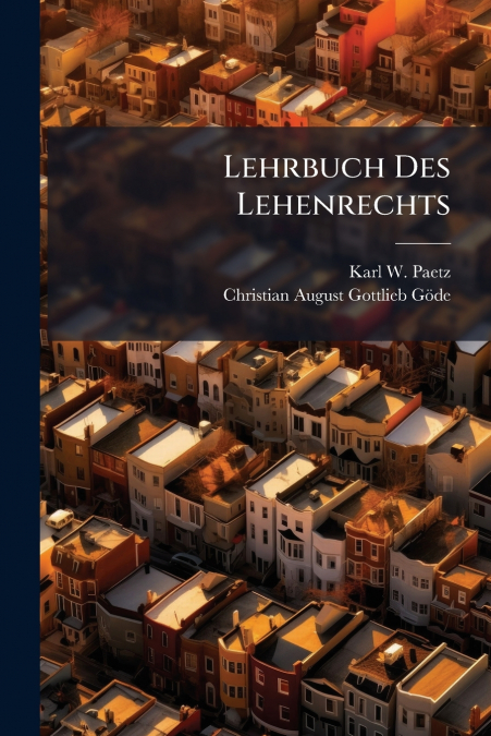 Lehrbuch Des Lehenrechts