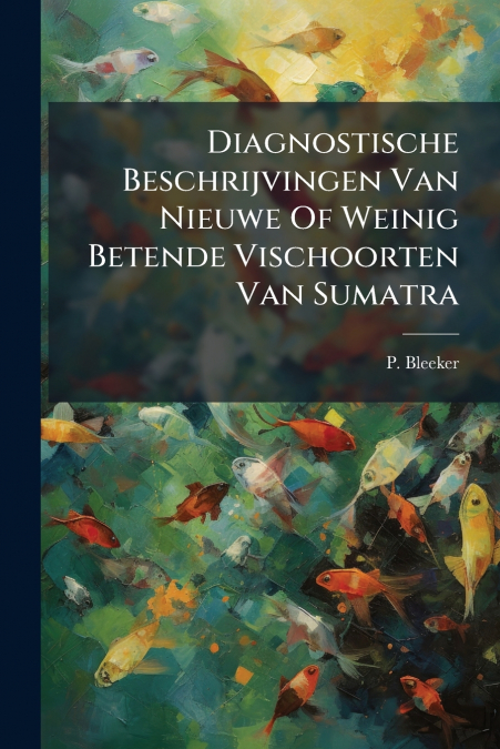 Diagnostische Beschrijvingen Van Nieuwe Of Weinig Betende Vischoorten Van Sumatra