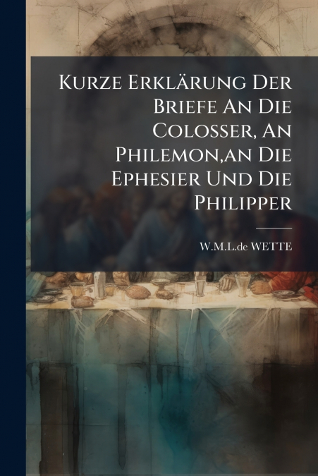 Kurze Erklärung Der Briefe An Die Colosser, An Philemon,an Die Ephesier Und Die Philipper