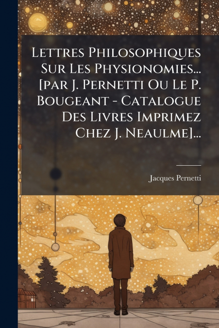 Lettres Philosophiques Sur Les Physionomies... [par J. Pernetti Ou Le P. Bougeant - Catalogue Des Livres Imprimez Chez J. Neaulme]...
