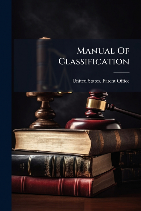 Manual Of Classification