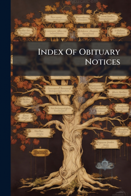 Index Of Obituary Notices