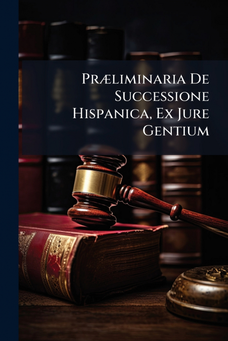 Præliminaria De Successione Hispanica, Ex Jure Gentium