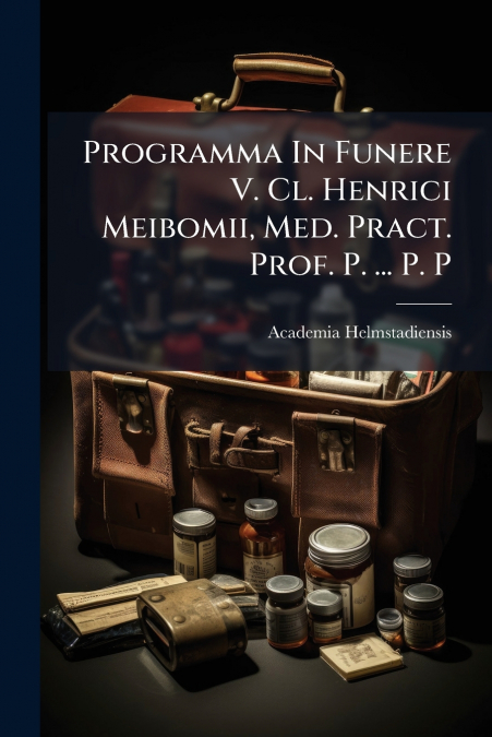 Programma In Funere V. Cl. Henrici Meibomii, Med. Pract. Prof. P. ... P. P