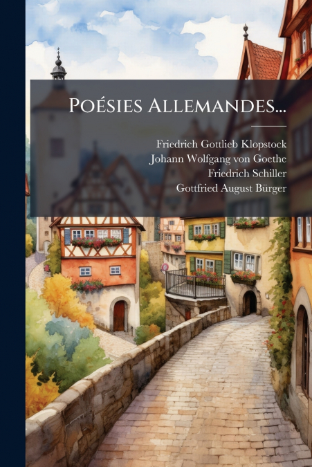 Poésies Allemandes...