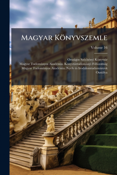 Magyar Könyvszemle; Volume 16