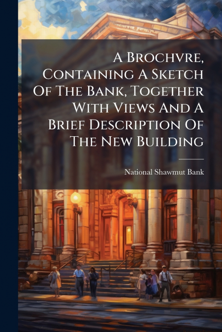 A Brochvre, Containing A Sketch Of The Bank, Together With Views And A Brief Description Of The New Building